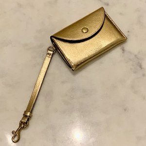 J Crew Business Card Case with Clip